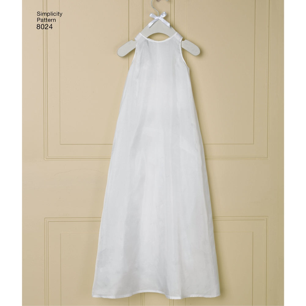 Pearls and Rosebuds Christening Gown |